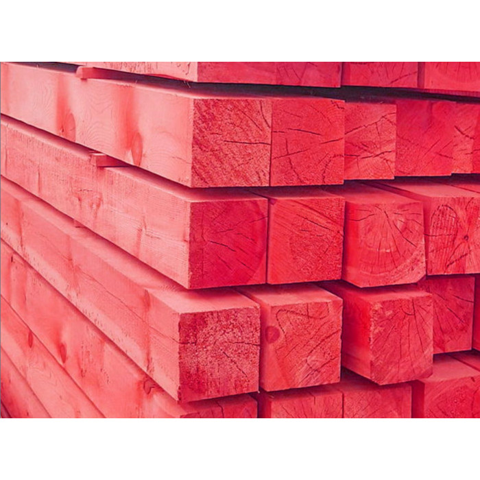 Брус обрезной антисептированный сухой 100х100х6000 сорт 1-3